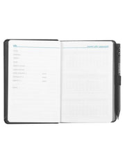 Agenda Settimanale 12 Mesi 2025 Comix Nera Con Matita 12cm