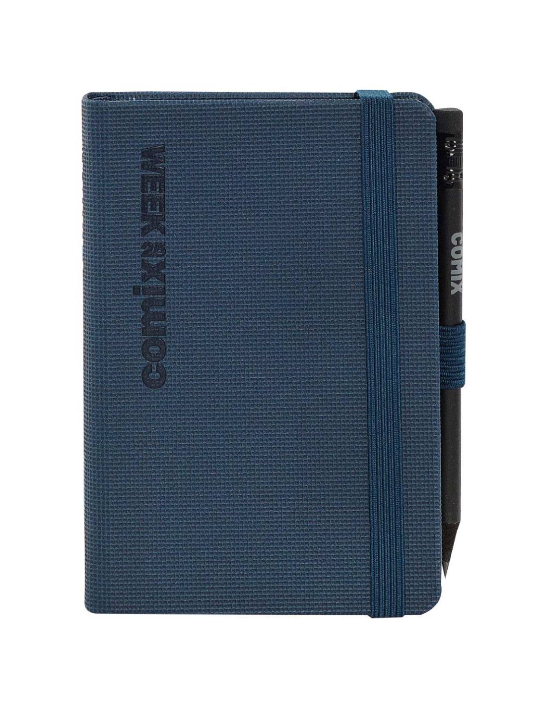 Agenda Settimanale 12 Mesi 2025 Comix Blu Con Matita 12cm