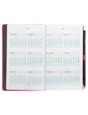 Agenda Settimanale 2025 Comix Rosa Grande 12 Mesi Con Matita