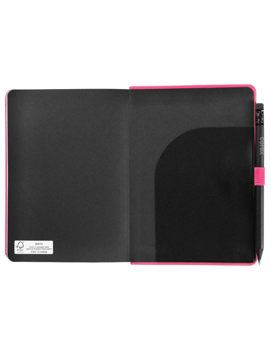 Agenda Giornaliera 2025 Comix Rosa Mignon 12 Mesi Con Matita