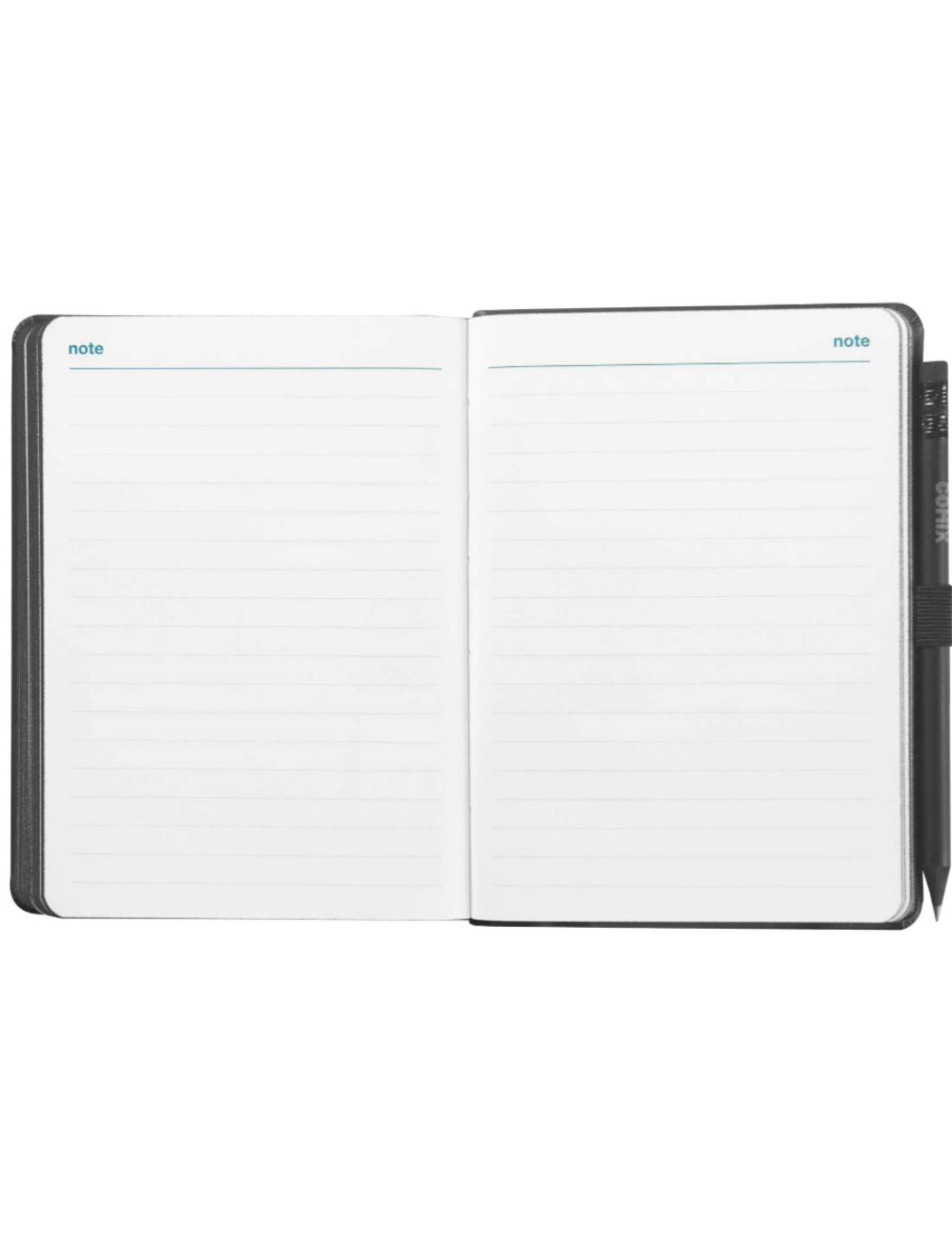 Agenda Giornaliera 12 Mesi 2025 Comix Nera Con Matita 15cm