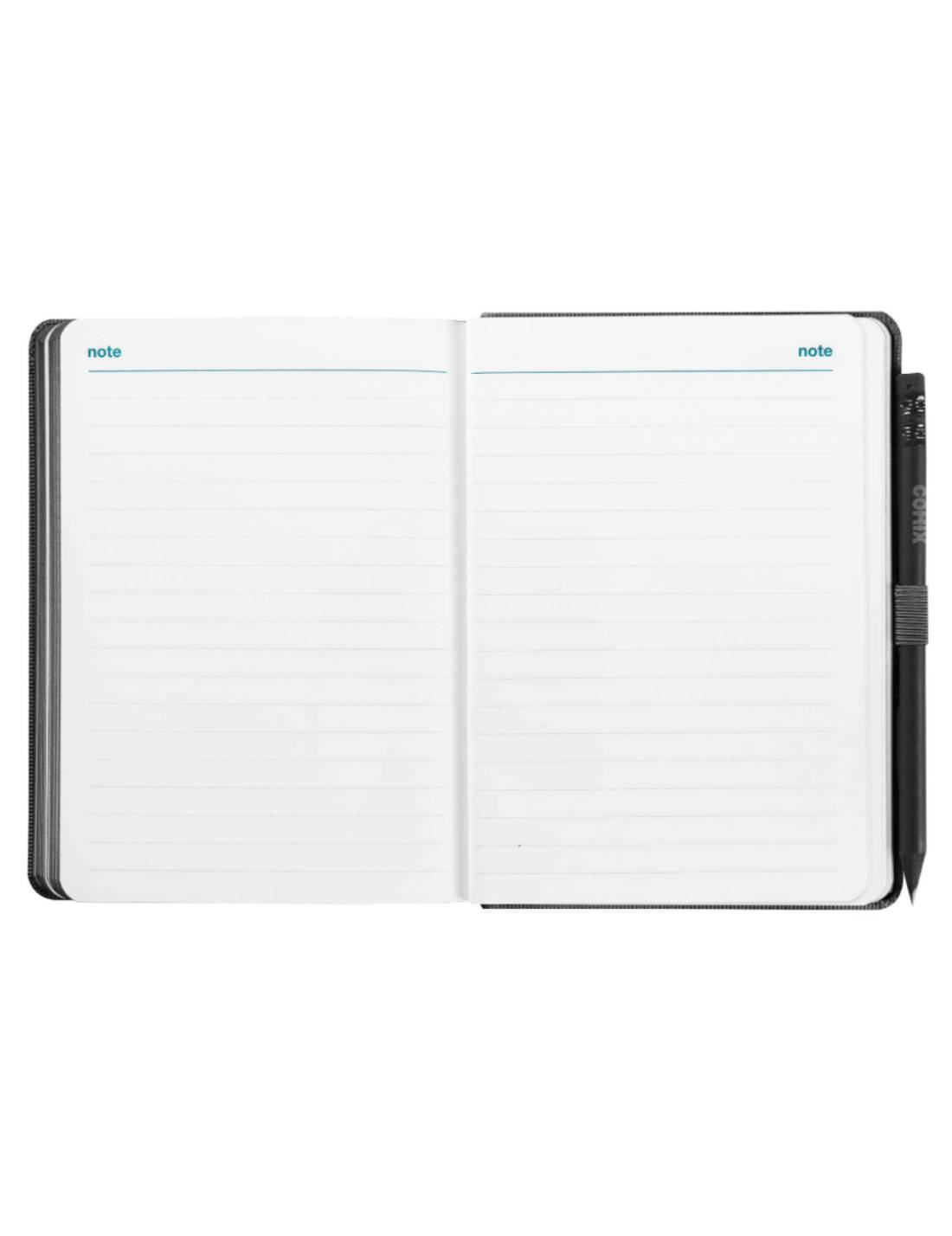 Agenda Giornaliera 2025 Comix Nera Mini 12 Mesi Con Matita