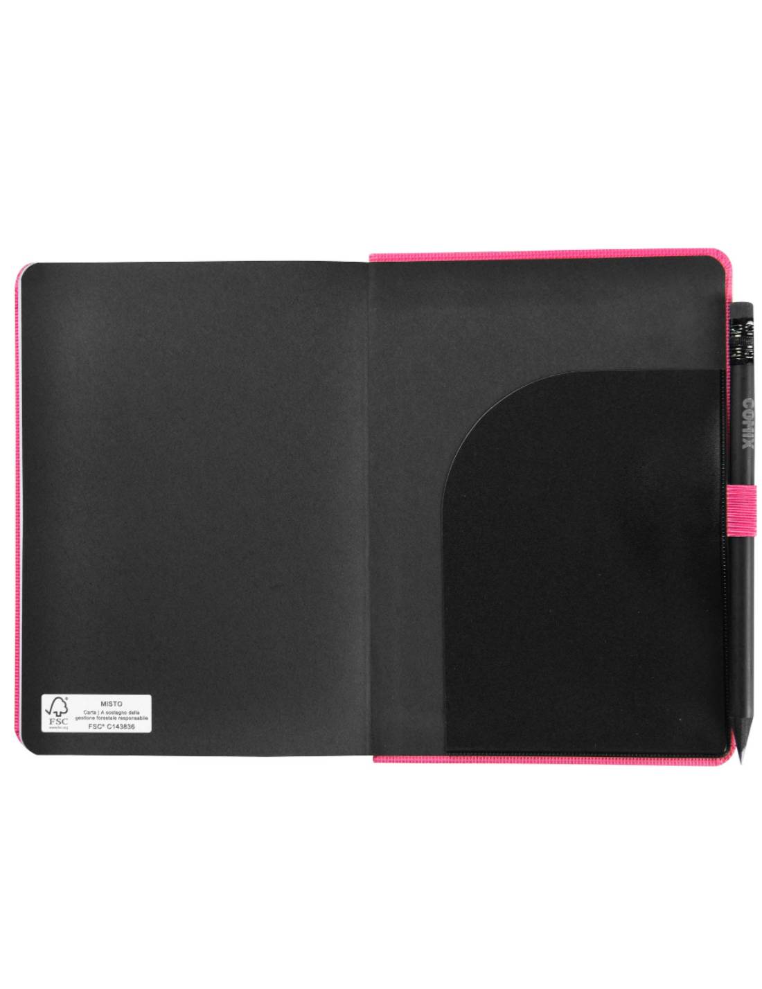 Agenda Giornaliera 2025 Comix Rosa Mini 12 Mesi Con Matita