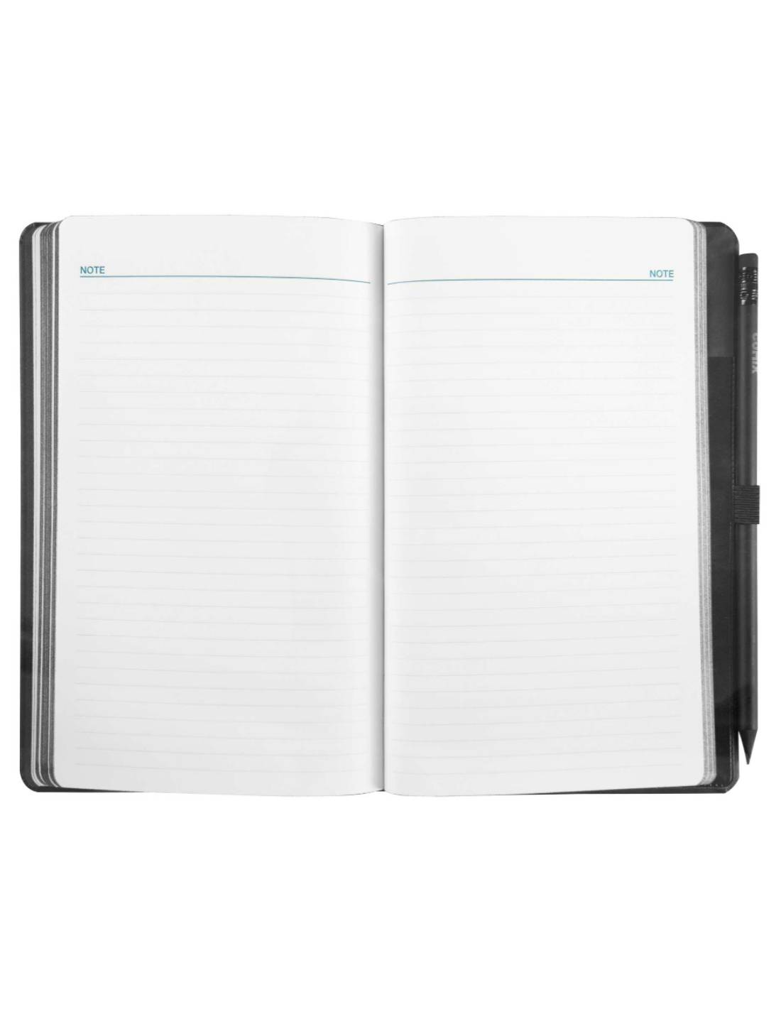 Agenda Giornaliera 12 Mesi 2025 Comix Nero Con Matita 21cm