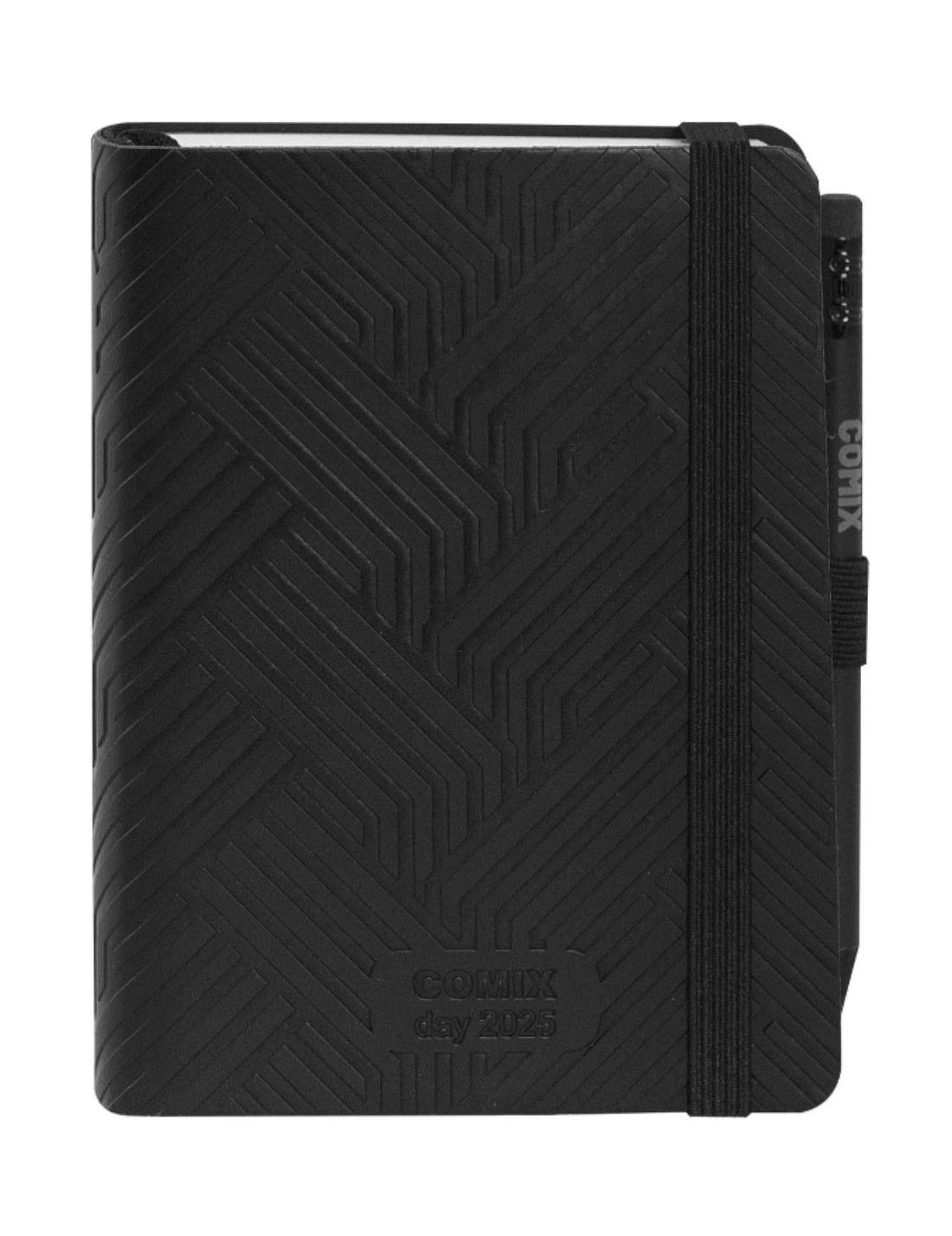 Agenda Giornaliera 12 Mesi 2025 Comix Special Geometric Con Matita 13cm