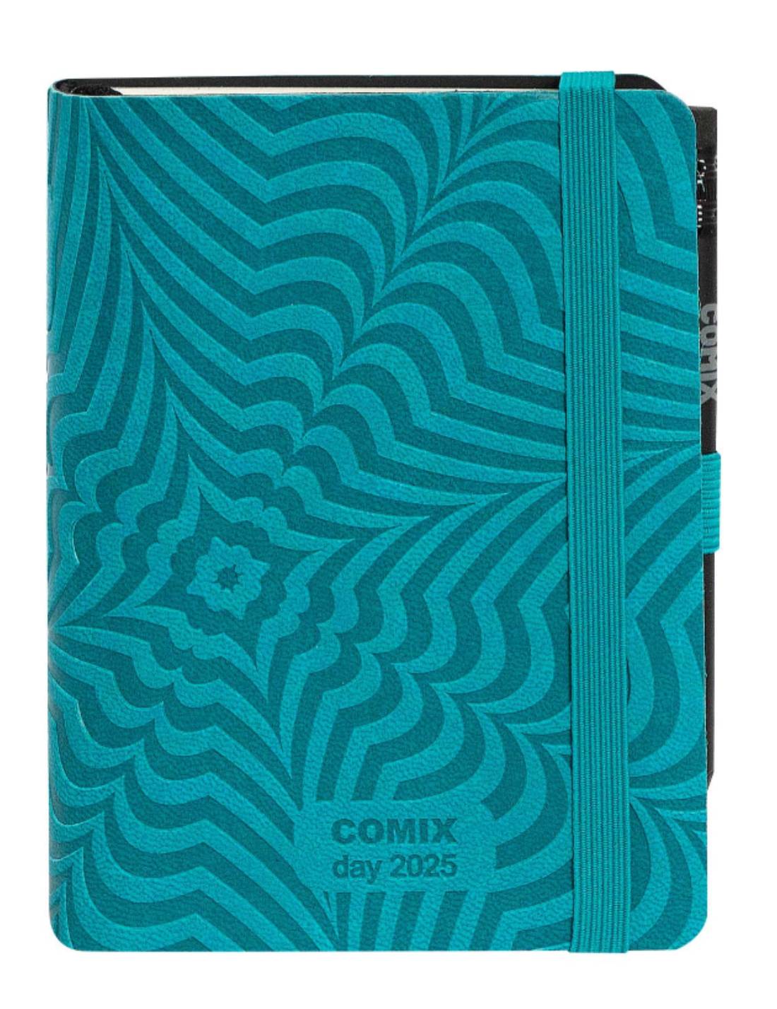 Agenda Giornaliera 2025 Comix Special Mignon 12 Mesi Con Matita - Psycadelic