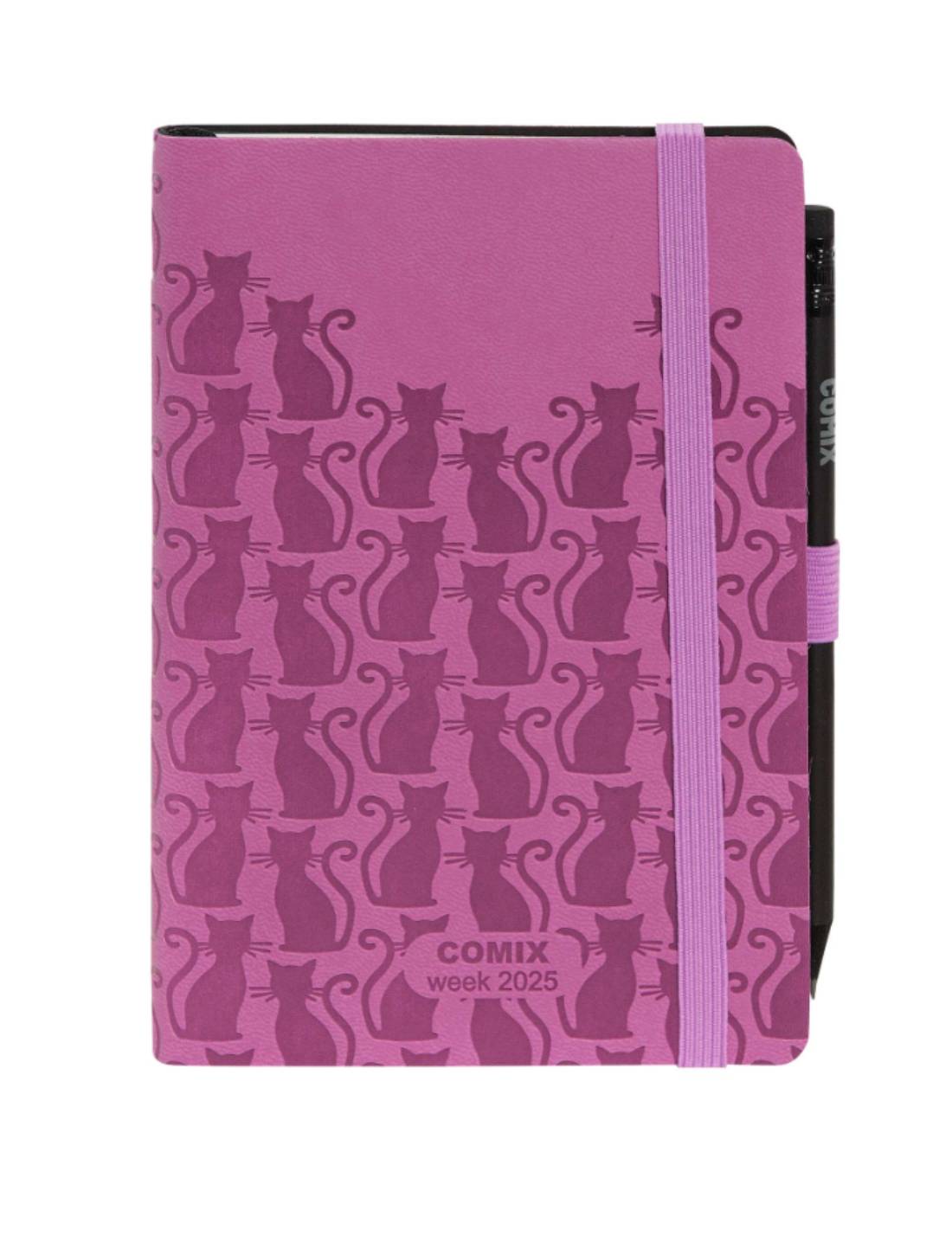 Agenda Settimanale 2025 Comix Special Medium 12 Mesi Con Matita - Medium 12 Mesi Con Matita - Cats