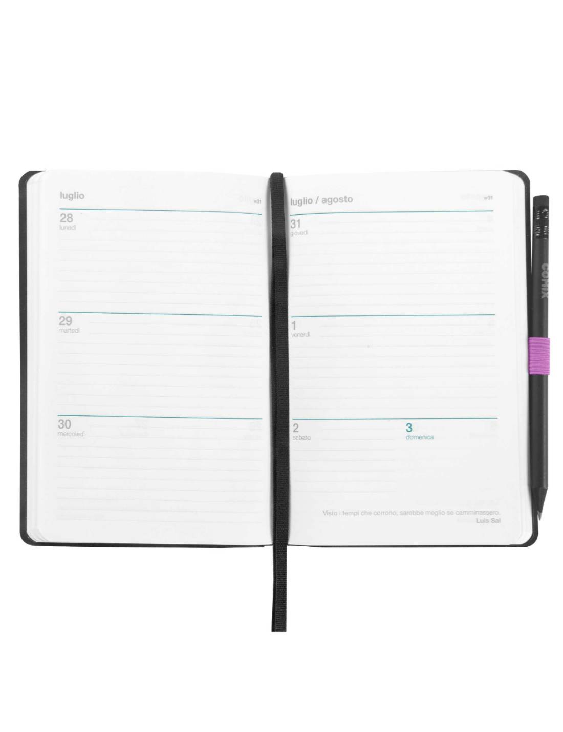 Agenda Settimanale 2025 Comix Special Medium 12 Mesi Con Matita - Medium 12 Mesi Con Matita - Cats