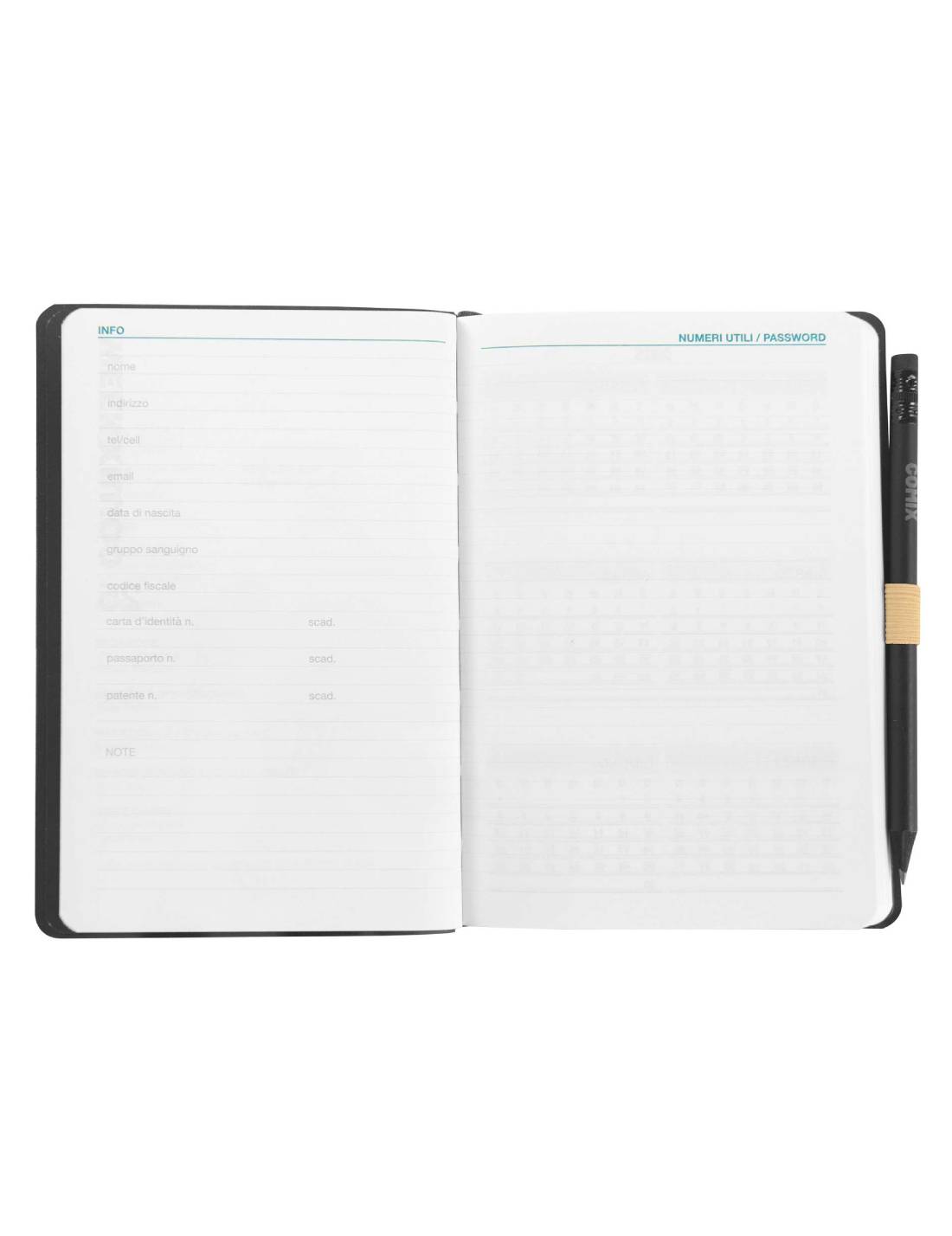 Agenda Settimanale 2025 Comix Special Medium 12 Mesi Con Matita - Floreal