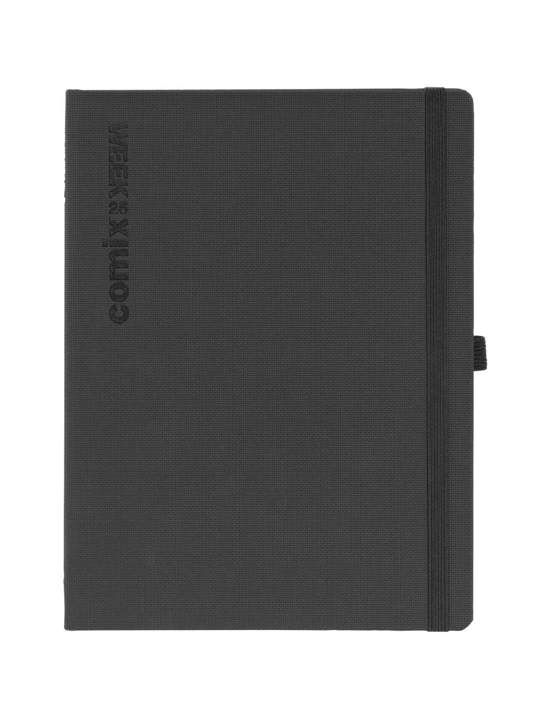 Agenda Settimanale Verticale Da Tavolo 12 Mesi 2025 Comix Nera