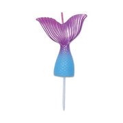 Candelina Di Compleanno In Cera Pick Sirena 12cm 1pz.