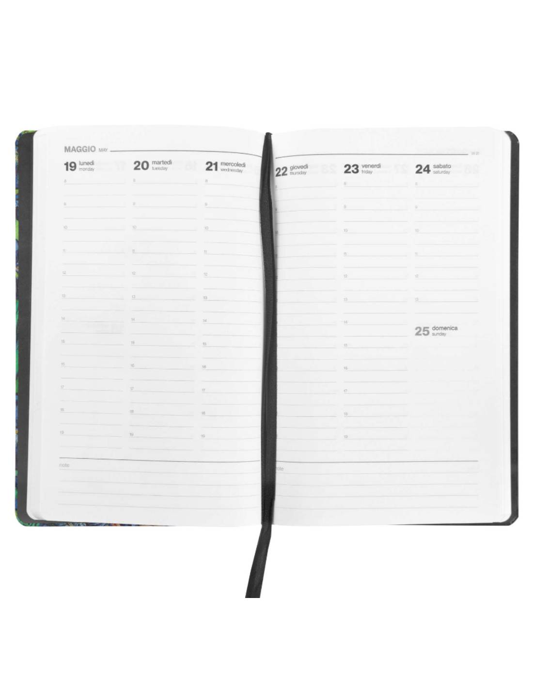 Agenda Settimanale 12 Mesi 2025 Halta Definizione Iris 21cm