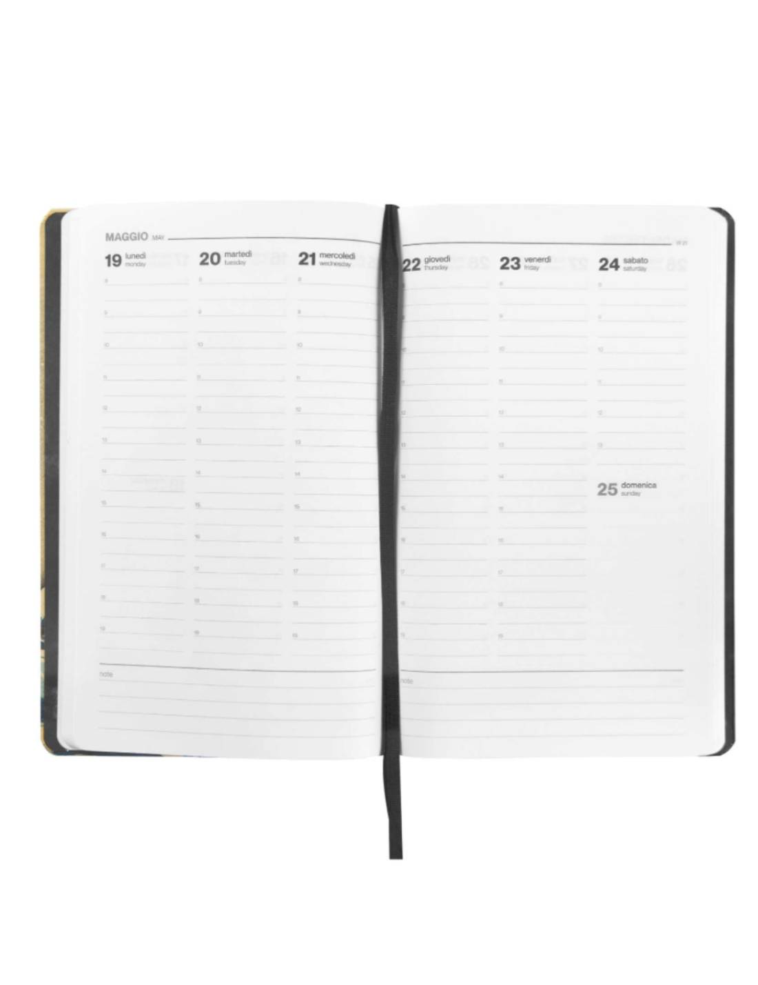 Agenda Settimanale 12 Mesi 2025 Halta Definizione Onda 21cm