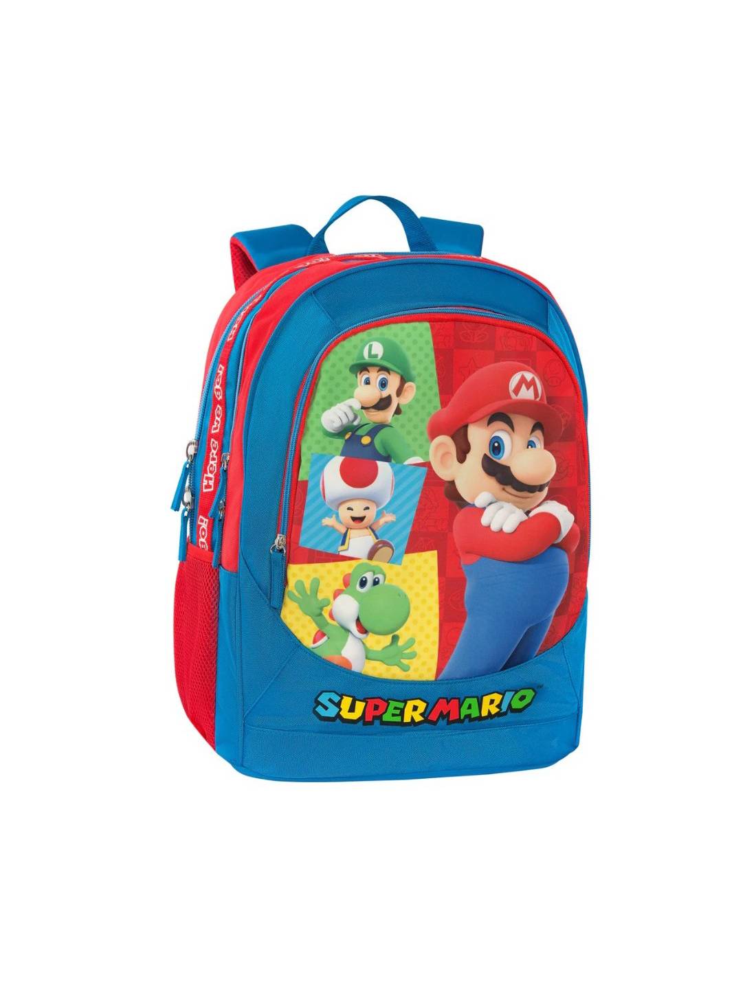 Zaino Organizzato Con Trolley Staccabile Super Mario E Friends