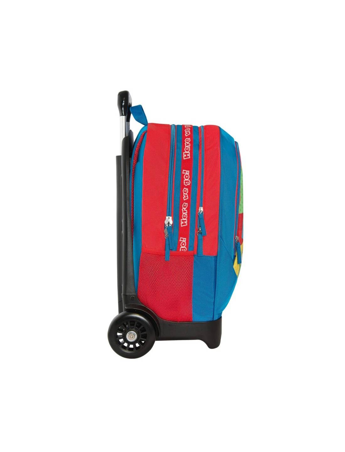 Zaino Organizzato Con Trolley Staccabile Super Mario E Friends