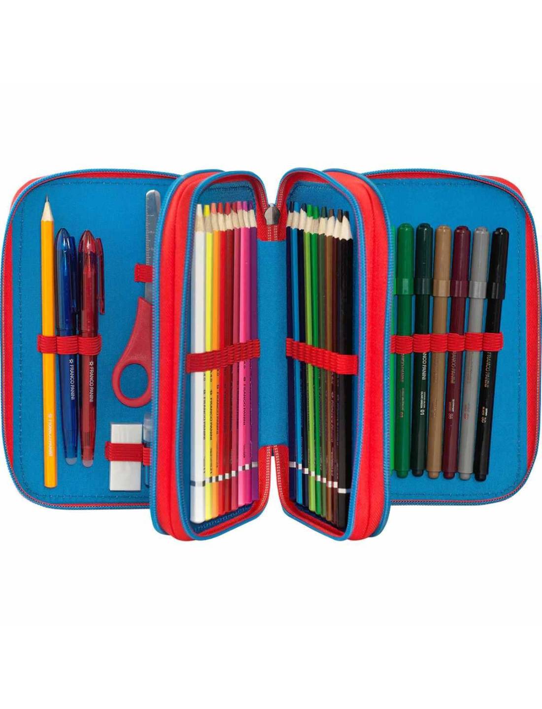 Astuccio Completo 3 Zip Super Mario E Friends