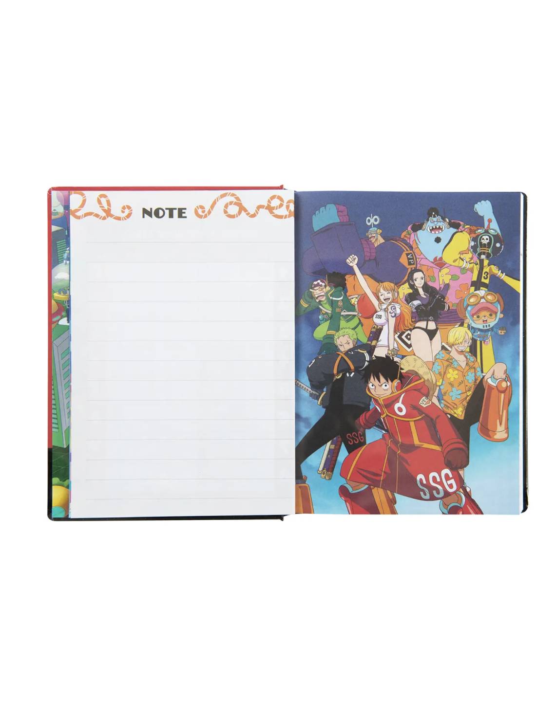 Diario 12 Mesi One Piece Verde Non Datato