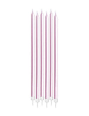 Candeline Di Compleanno In Cera Matite 10cm 6pz