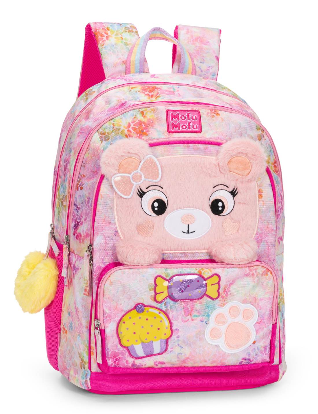 Zaino Scuola Organizzato Orso Mofu Mofu