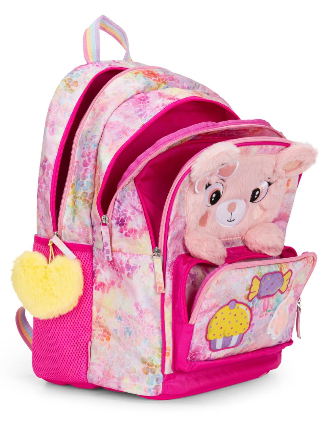 Zaino Scuola Organizzato Orso Mofu Mofu