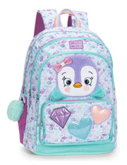 Zaino Scuola Organizzato Pinguino Mofu Mofu