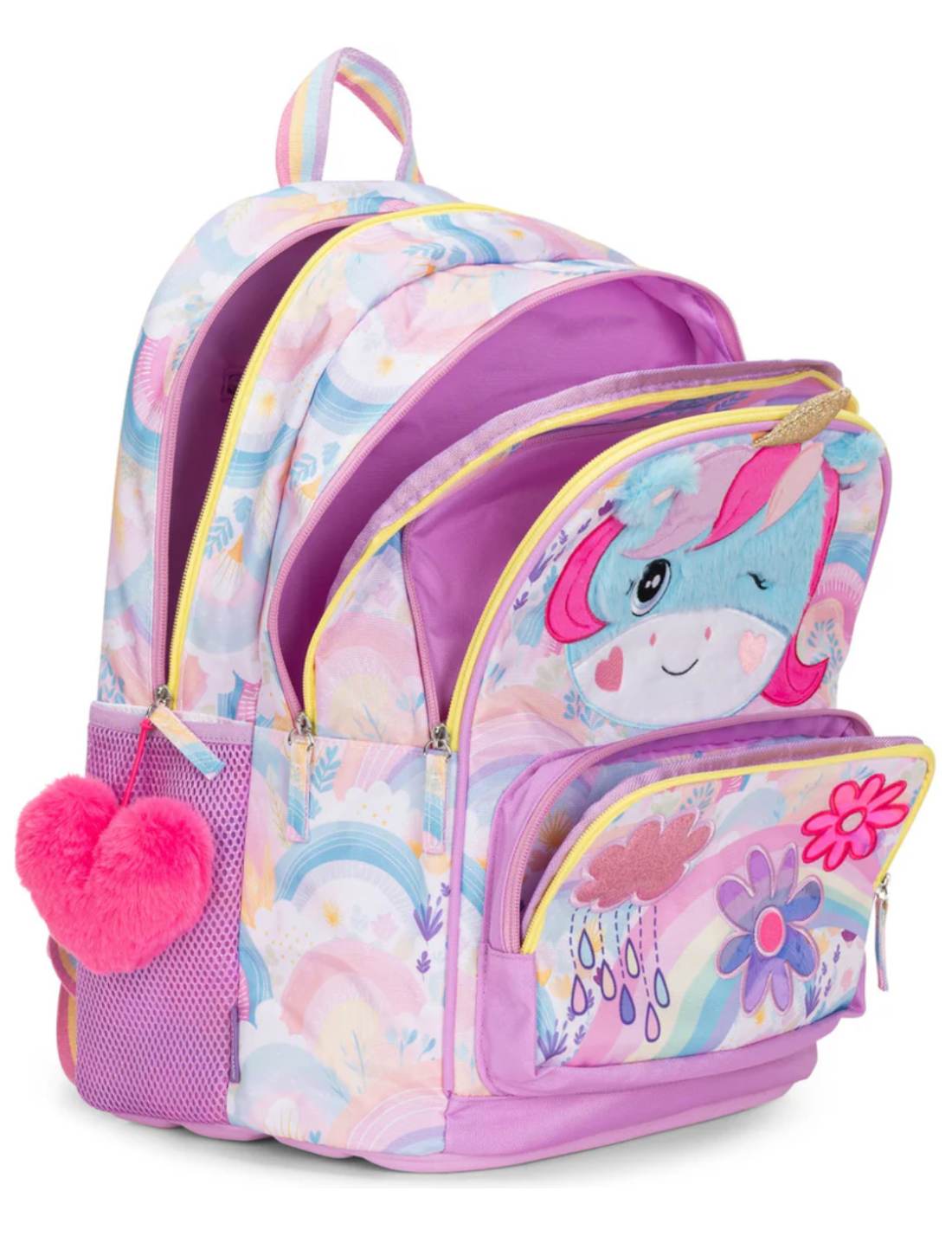 Zaino Scuola Organizzato Unicorno Mofu Mofu