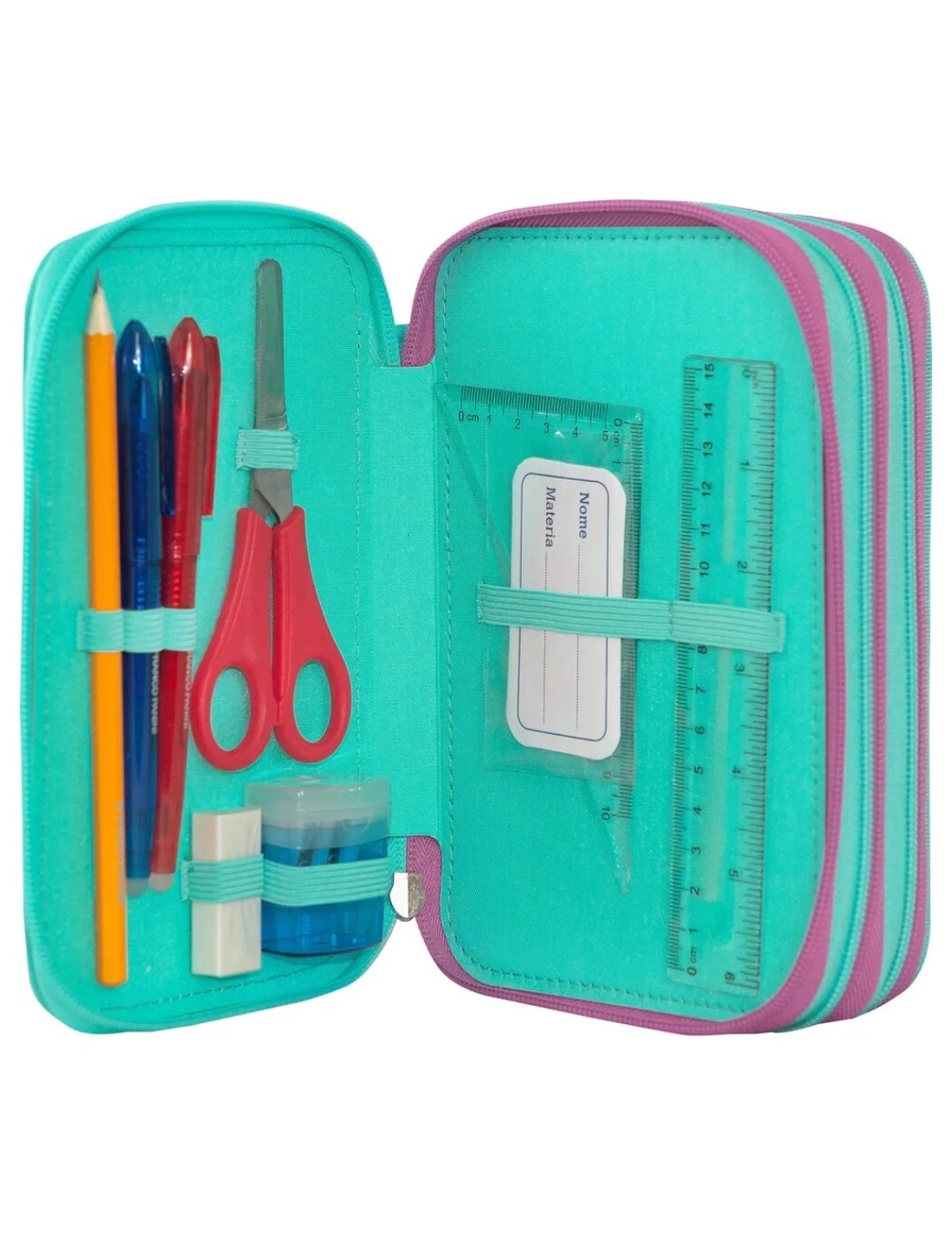 Astuccio Completo 3 Zip New Mofu Mofu Pinguini