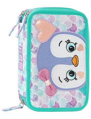 Astuccio Completo 3 Zip New Mofu Mofu Pinguini