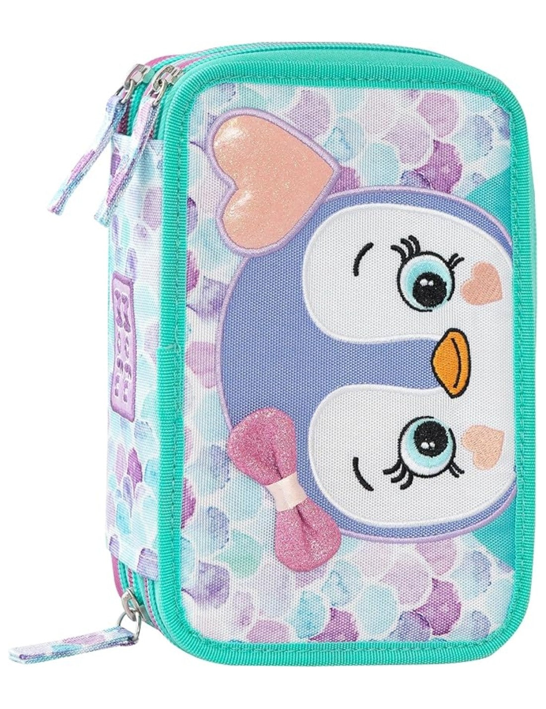 Astuccio Completo 3 Zip New Mofu Mofu Pinguini
