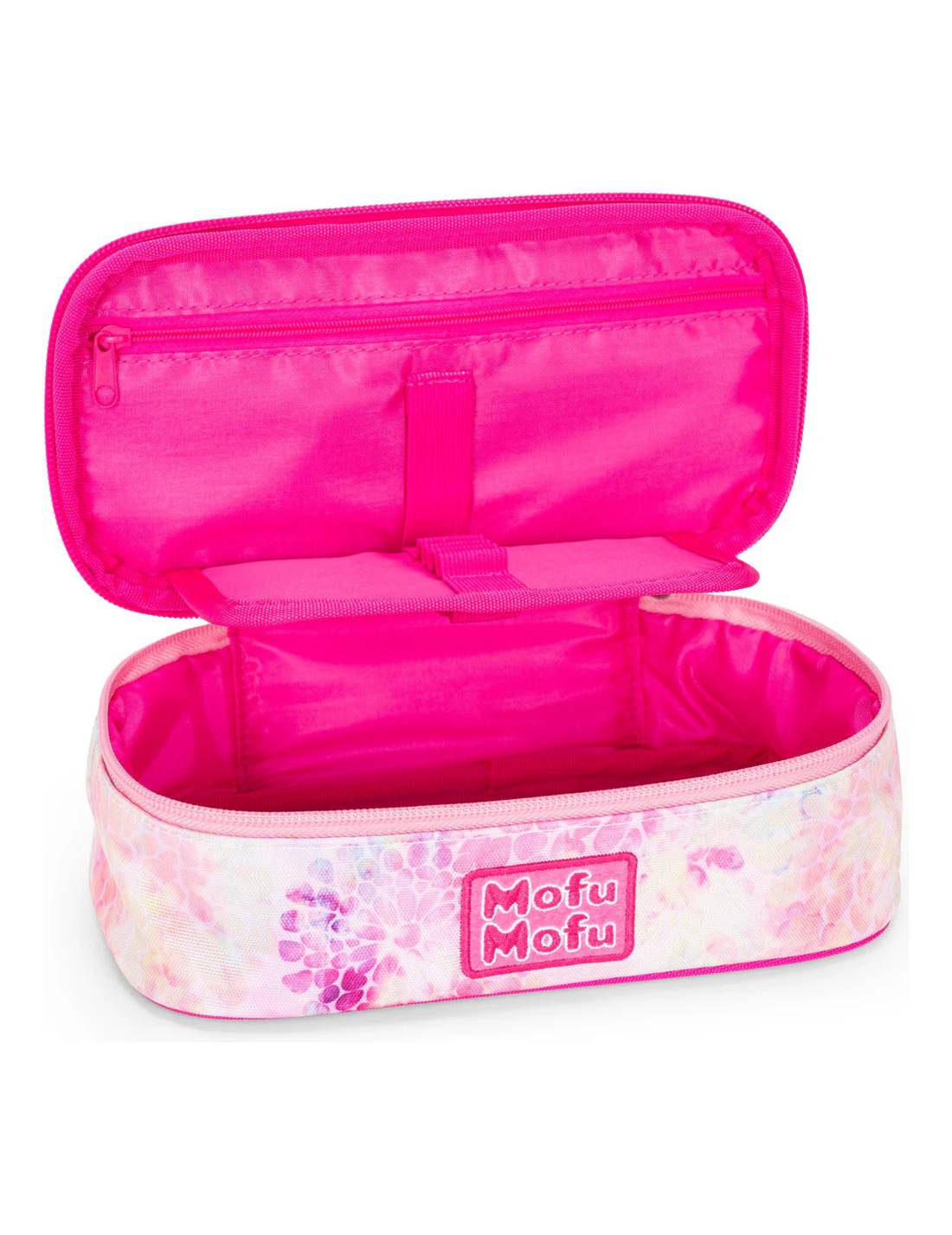 Astuccio Ovale Mofu Mofu Orso Rosa