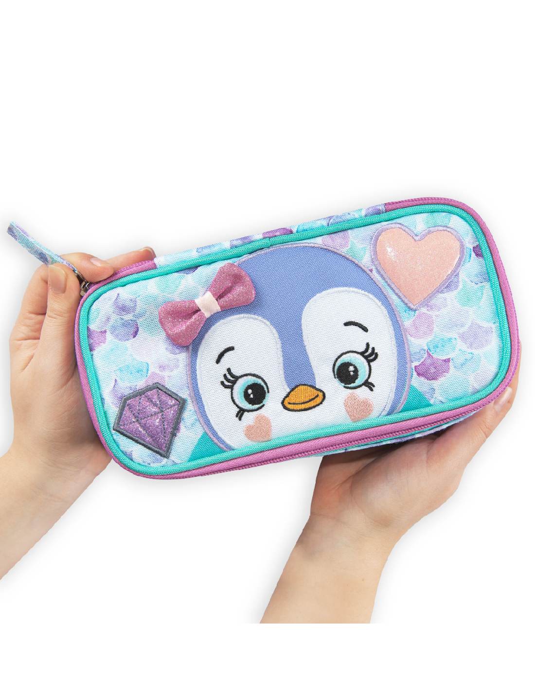 Astuccio Ovale Mofu Mofu Pinguino