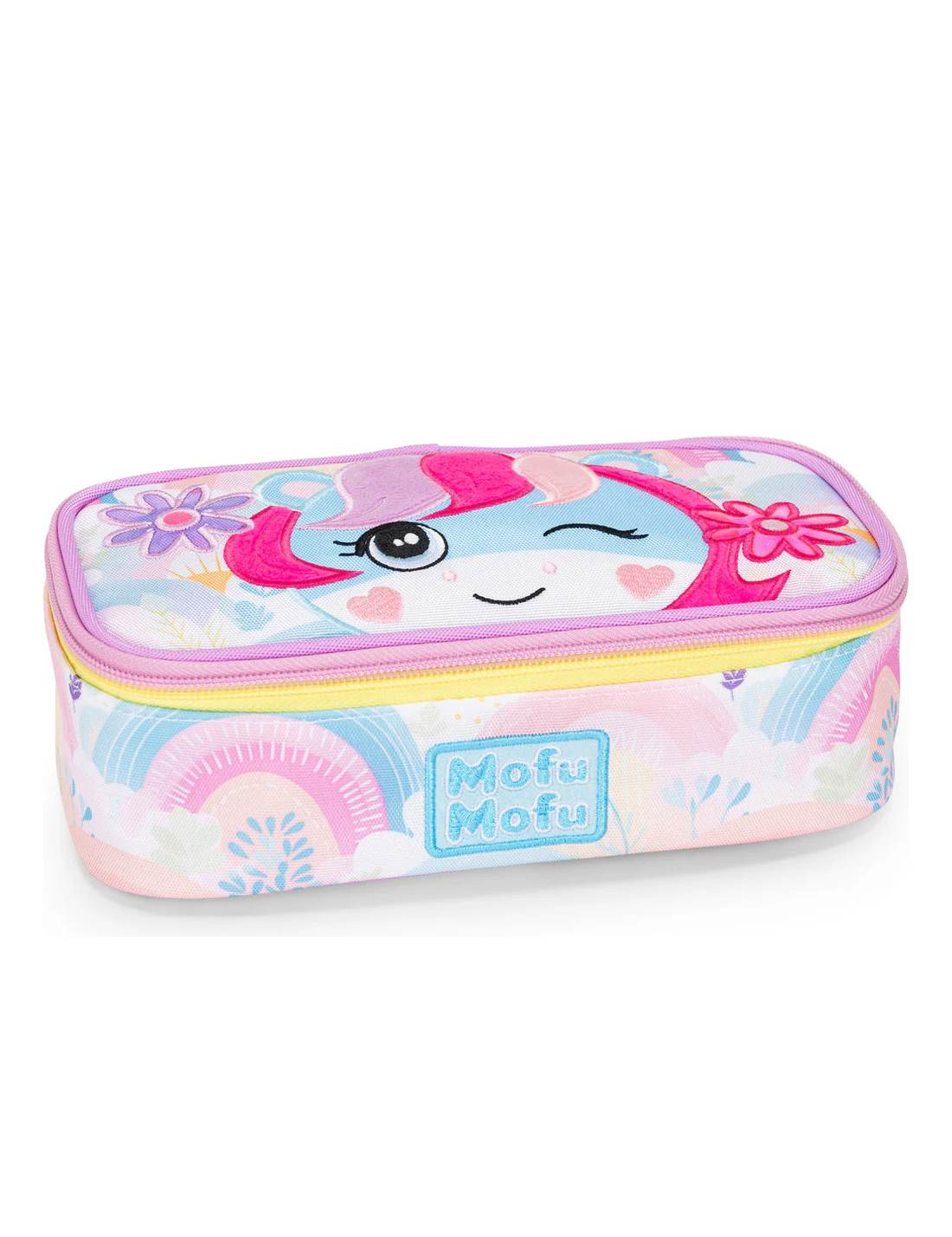 Astuccio Ovale Mofu Mofu Unicorno Lilla