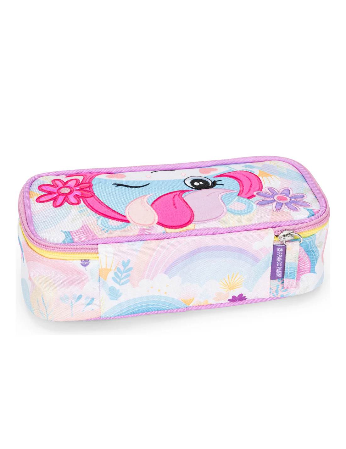 Astuccio Ovale Mofu Mofu Unicorno Lilla