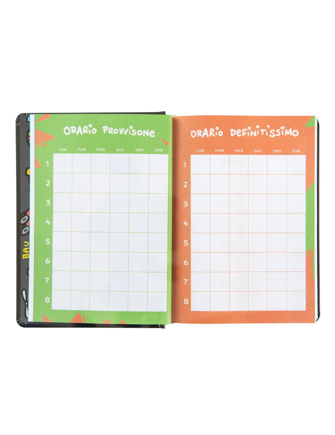 Diario 16 Mesi Comix Scottecs By Sio 2025/26 Nero