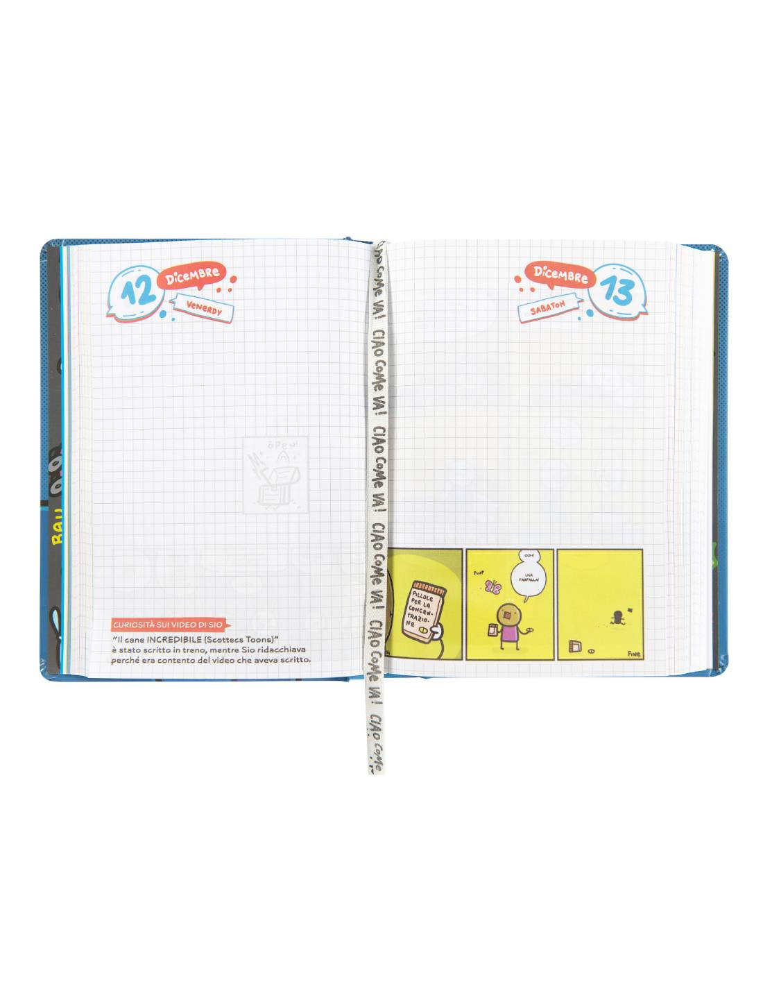 Diario 16 Mesi Comix Scottecs By Sio 2025/26 Petrolio