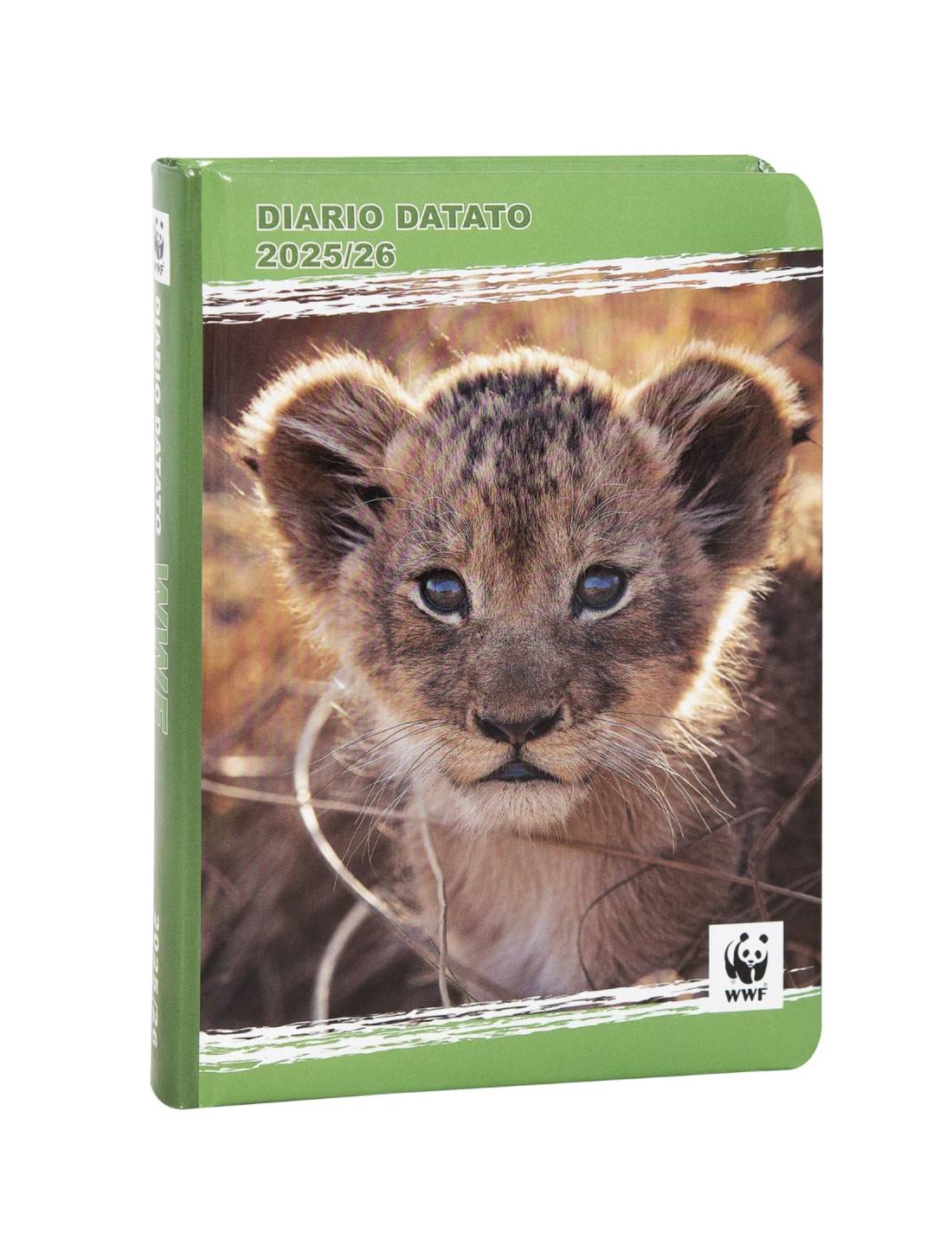 Diario 12 Mesi Datato WWF Leone