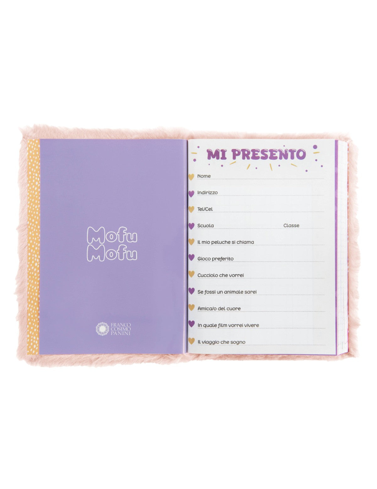 Diario 12 Mesi Orso Peluche Mofu Mofu