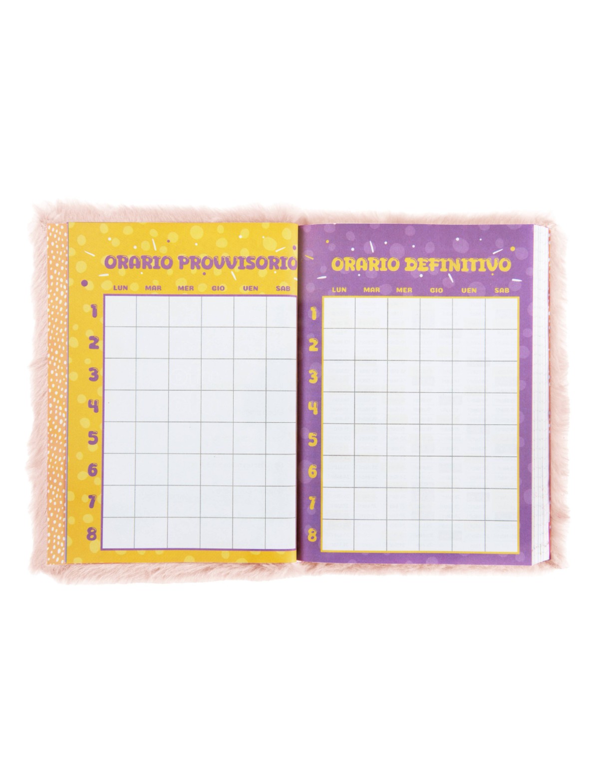 Diario 12 Mesi Orso Peluche Mofu Mofu