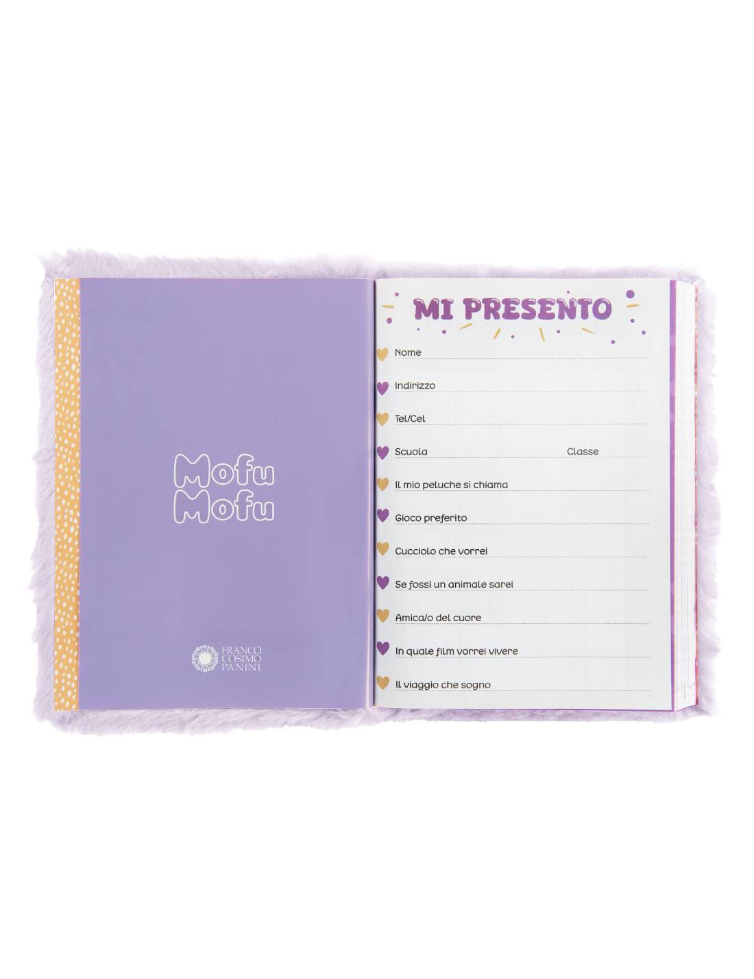 Diario 12 Mesi Pinguino Peluche Mofu Mofu