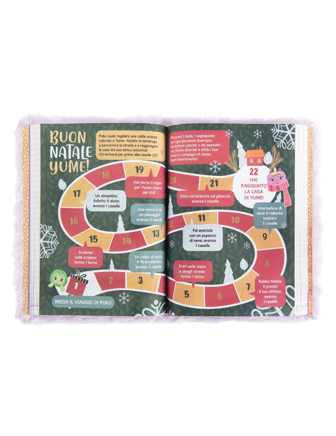 Diario 12 Mesi Pinguino Peluche Mofu Mofu