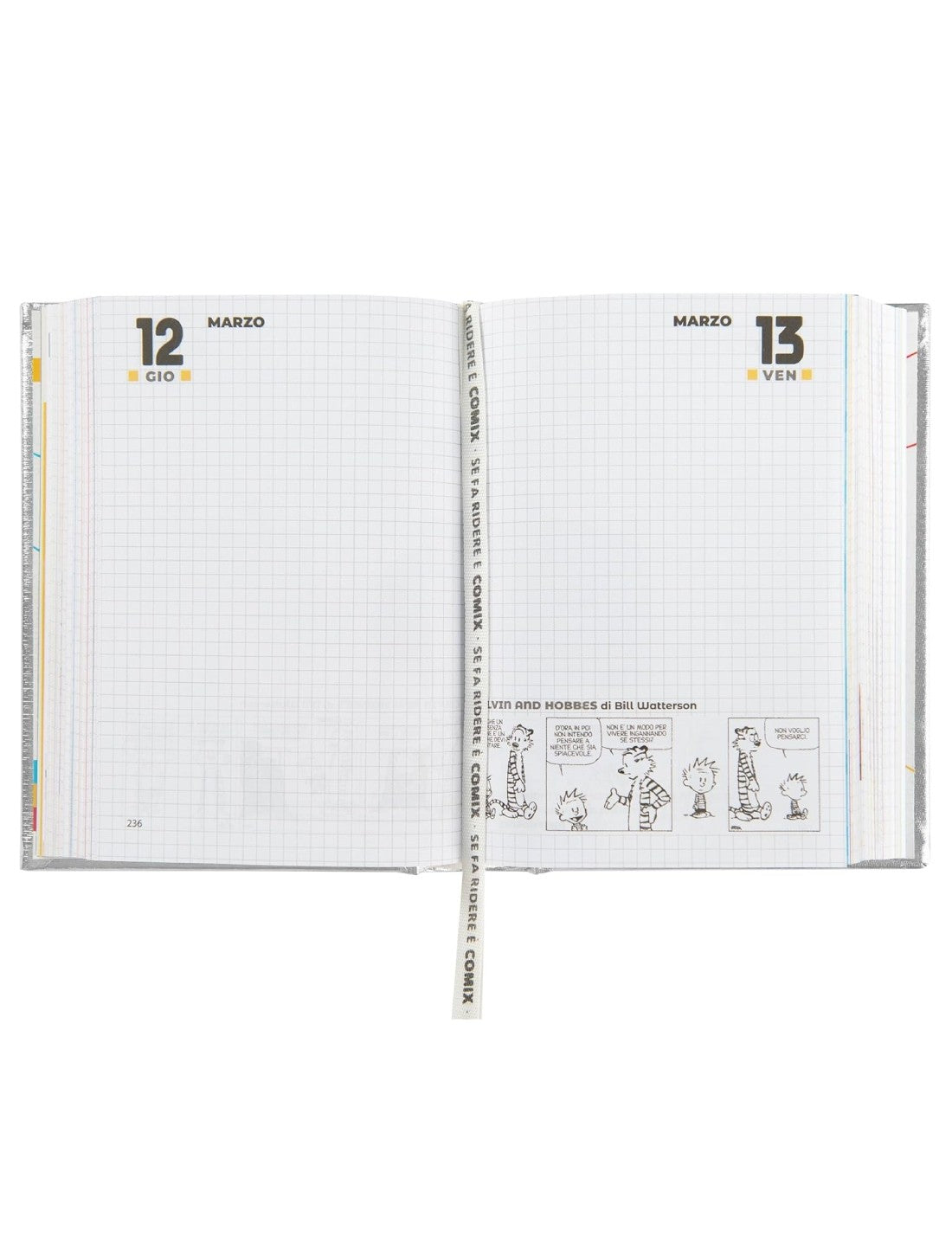Diario Scuola 16 Mesi Datato 2025/2026 Comix Special Edition Silver Star Mini
