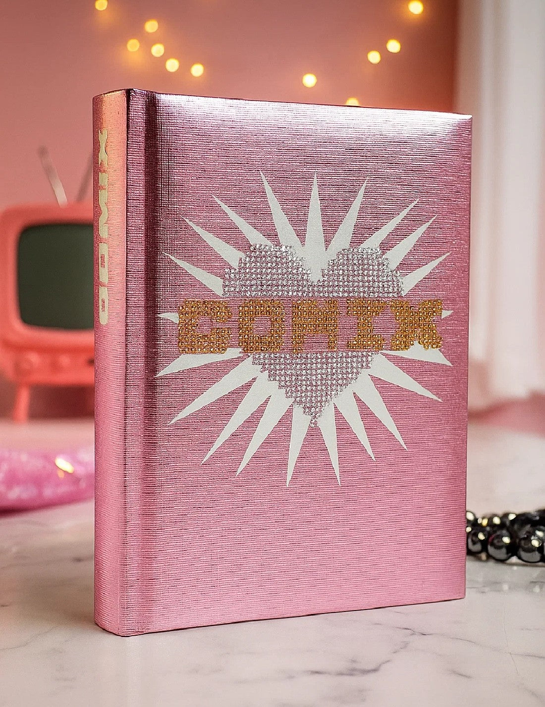 Diario Scuola 16 Mesi Datato 2025/2026 Comix Special Edition Pink Heart Standard