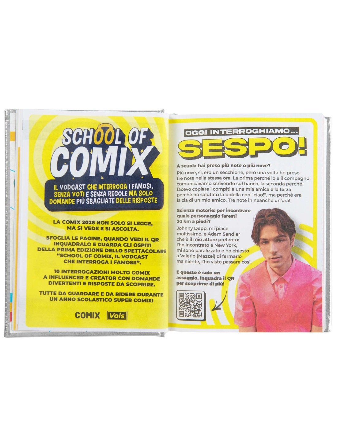 Diario Scuola 16 Mesi Datato 2025/2026 Special Comix Silver Heart Standard