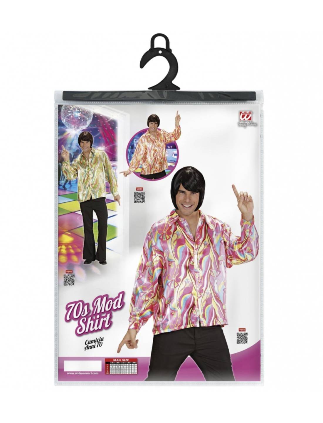 Costume Carnevale Adulto "70's Disco Fever"