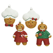 Addobbo Albero Di Natale Omino Marzapane Assortito 7cm