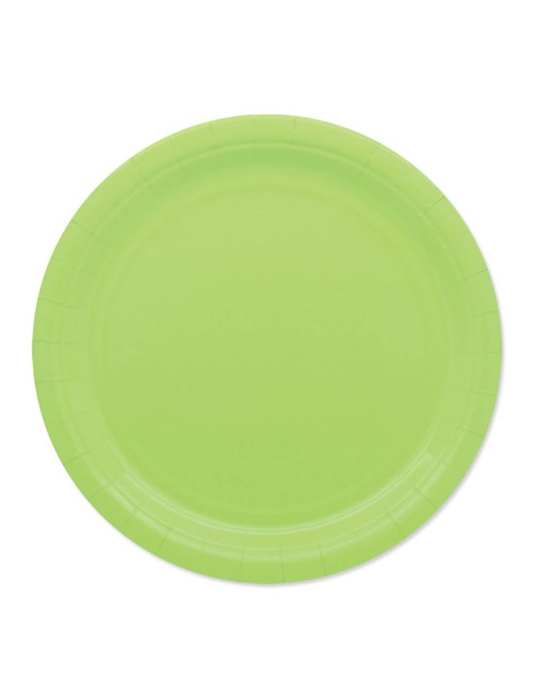 Piatti Piani Di Carta Ecolor 24cm 25pz