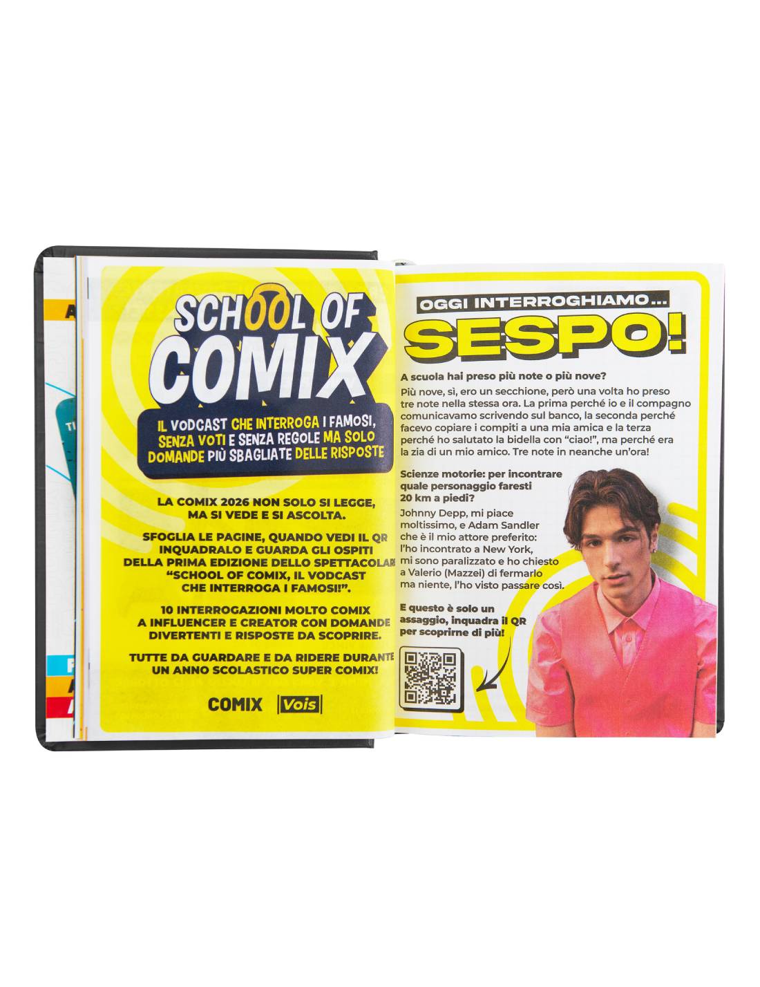 Diario 16 Mesi Comix 2025/26 La Matematica Mi Piace Ma Preferisco Non Parlarne Nero E Argento