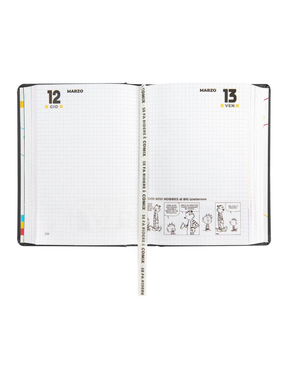 Diario 16 Mesi 2025/26 Comix Credo In Me E In Chi Mi Suggerisce Nero E Bianco