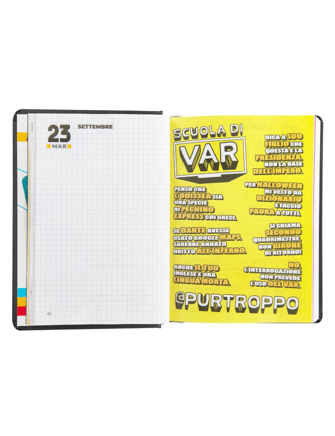 Diario 16 Mesi 2025/26 Comix Credo In Me E In Chi Mi Suggerisce Nero E Bianco