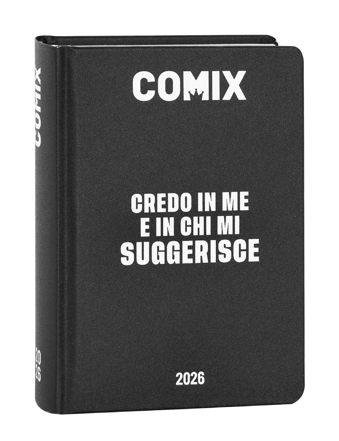 Diario 16 Mesi 2025/26 Comix Credo In Me E In Chi Mi Suggerisce Nero E Bianco